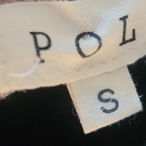 POL Distressed Soft Pink and Cream Striped Light Weight Sweater. Size S. NWOT - Picture 5 of 6